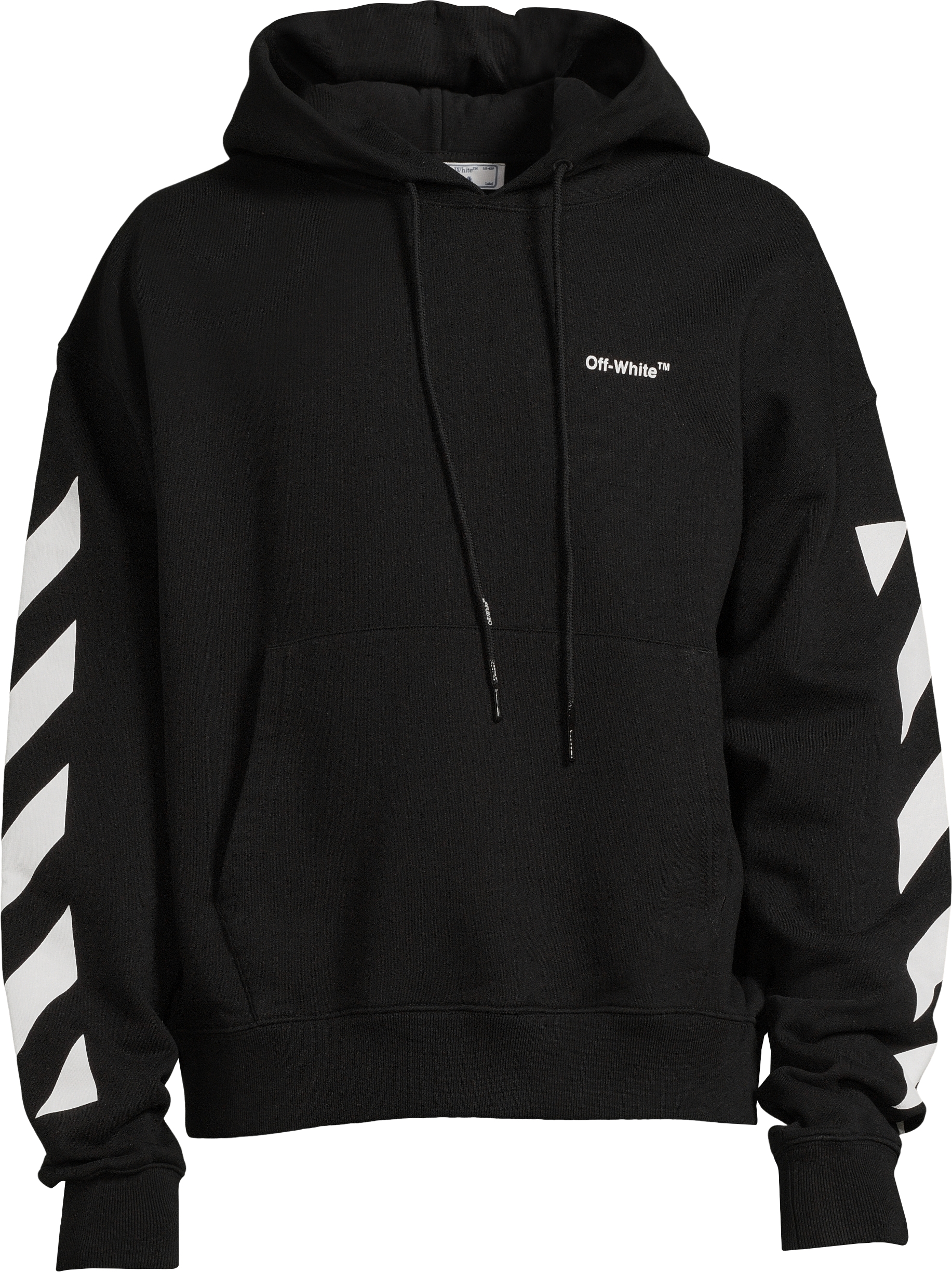 Off white on sale hoodie diagonal stripes