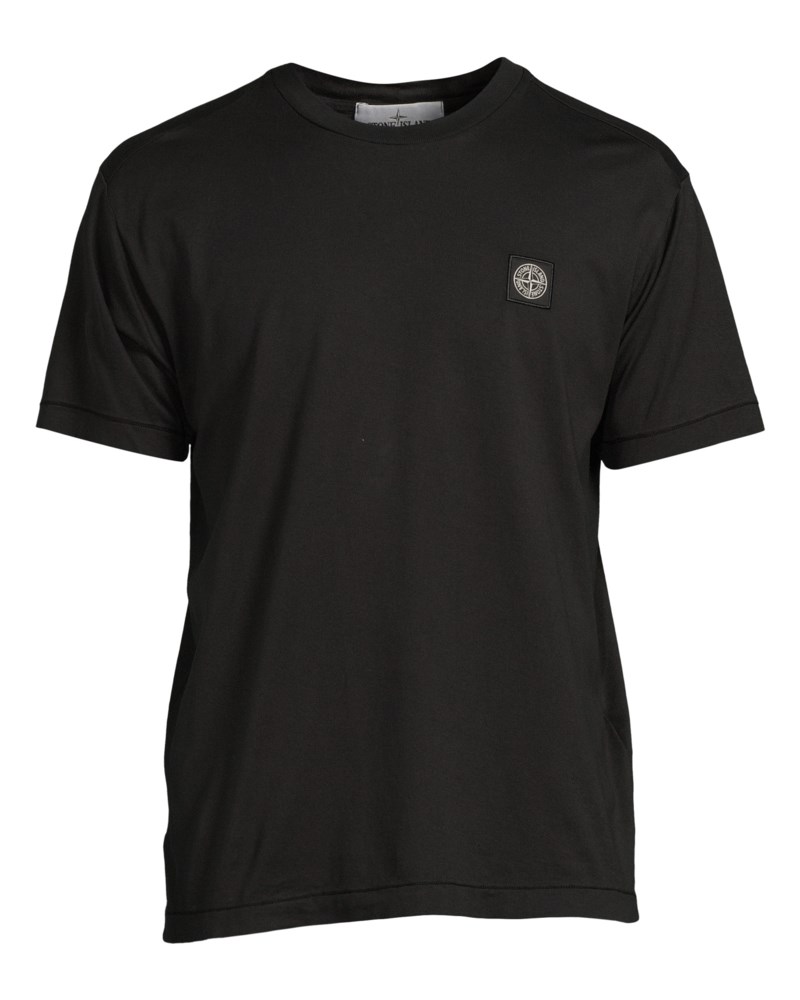 T-shirt black logo black 1