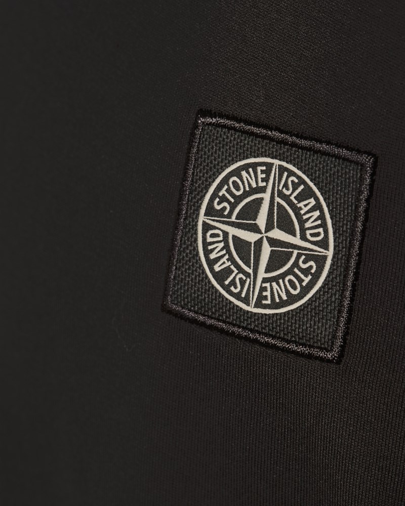 T-shirt black logo black 4