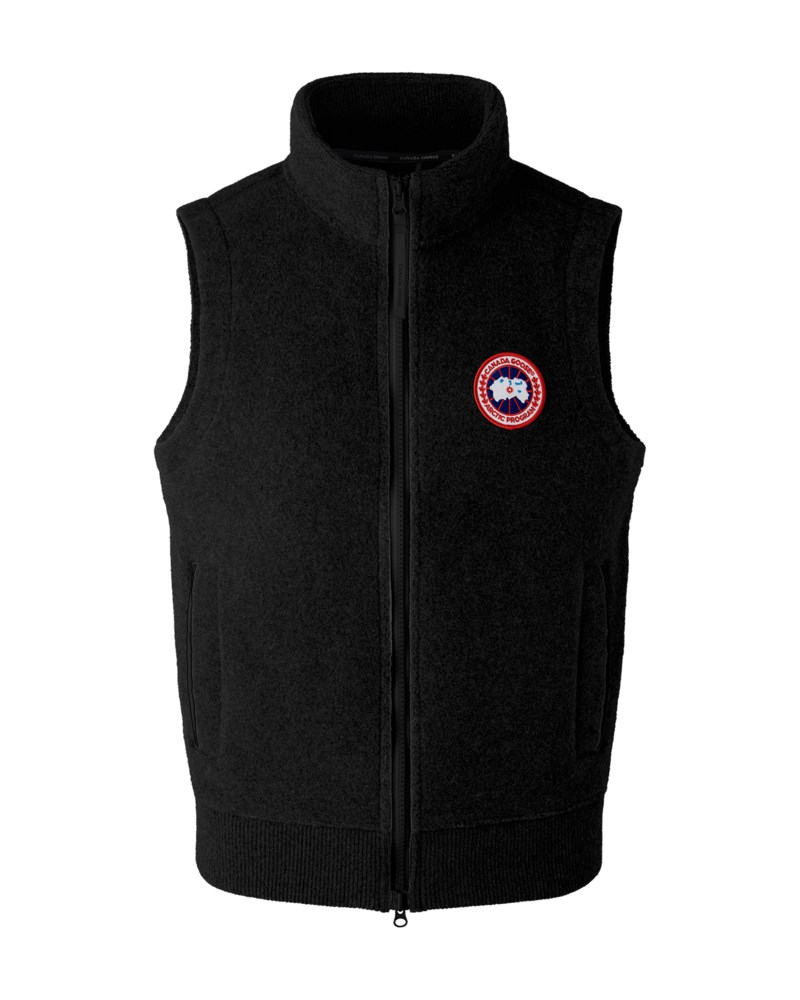 Väst mersey fleece svart 1
