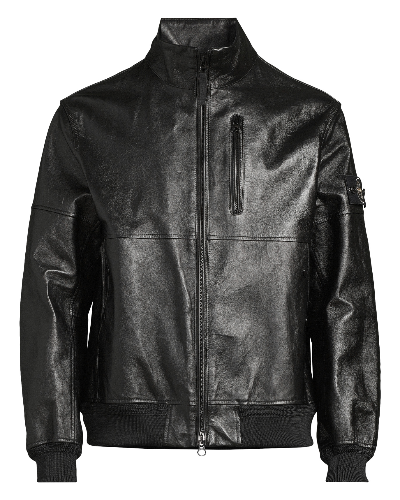 超希少】1998AW Stone island leather coat｜ファッション
