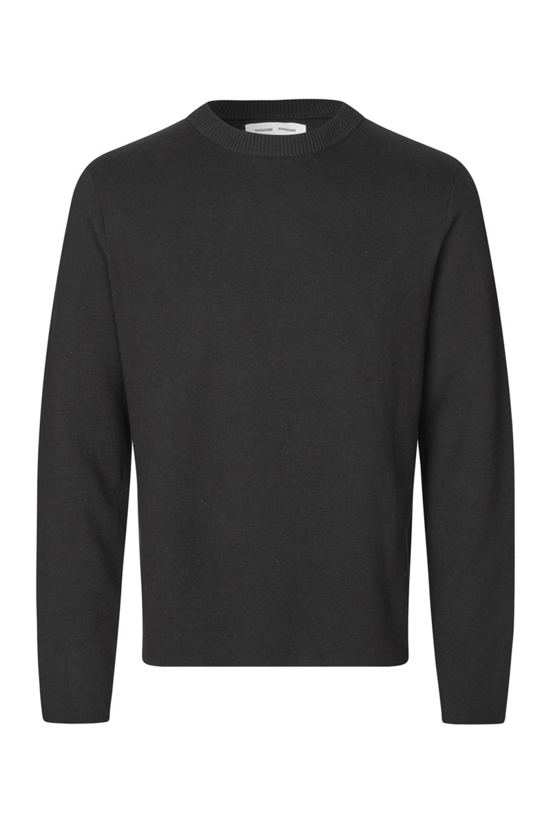 Stickad tröja saniklas black 1