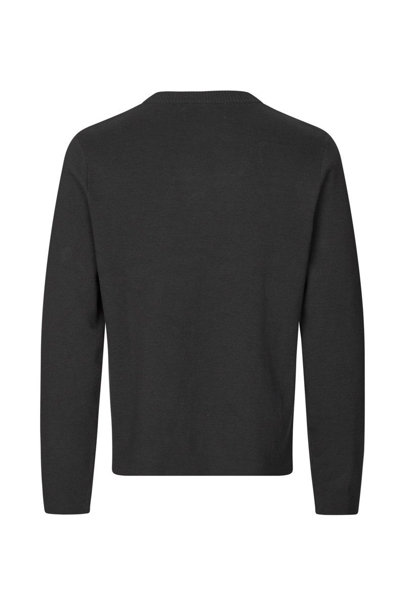 Stickad tröja saniklas black 4
