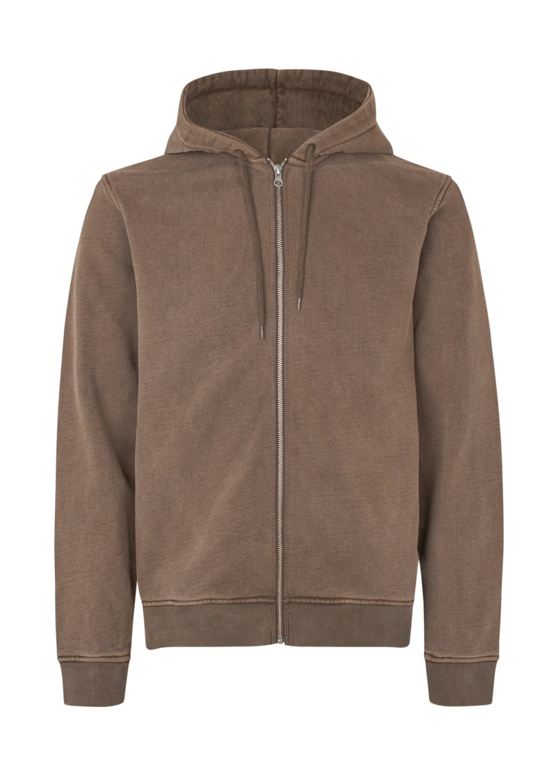 Hoodie sapiet zip turkish coffee 1