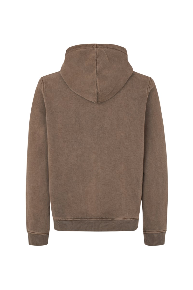 Hoodie sapiet zip turkish coffee 4