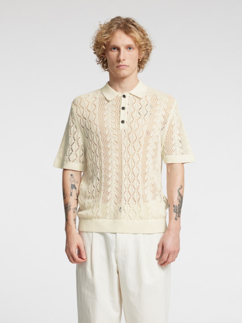 Polo anrmani crochet coconut milk 5