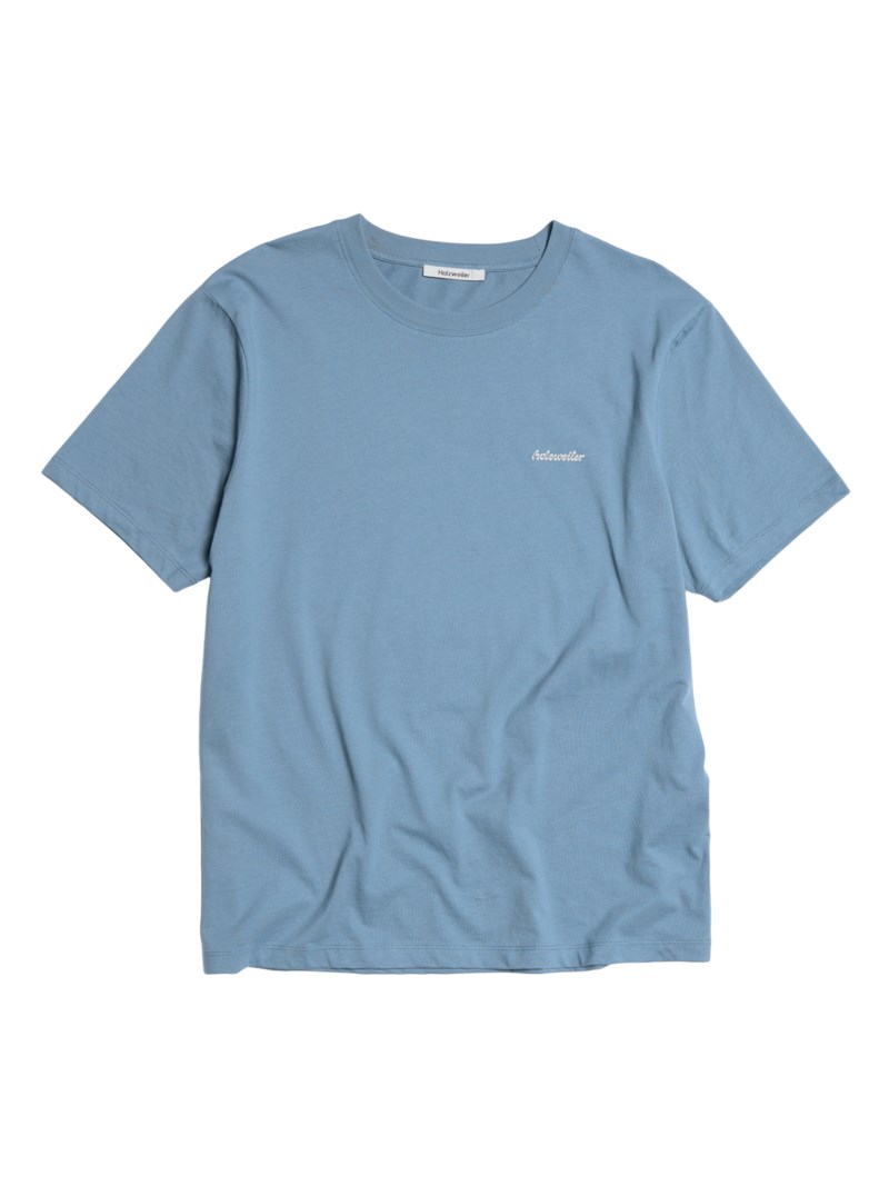 T-shirt m. regular blue 1