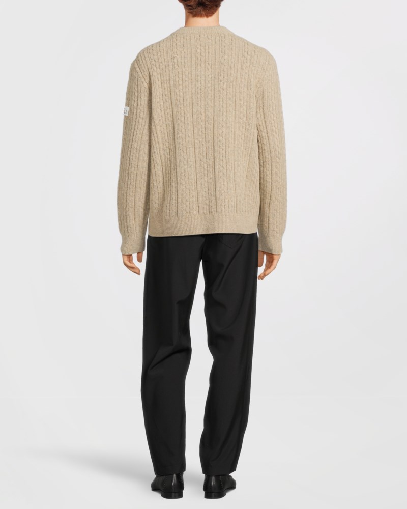 Tröja v-neck beige 4