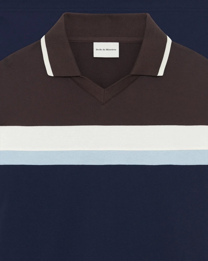 Tröja polo racing navy 2