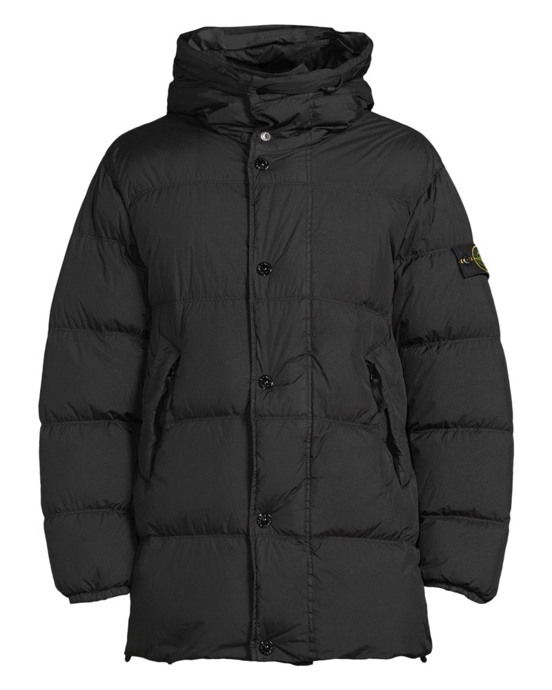 Puffer crinkle repd nylon black 1