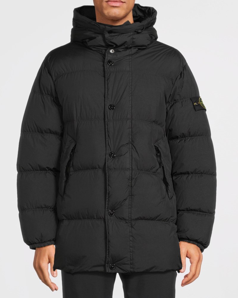 Puffer crinkle repd nylon black 2