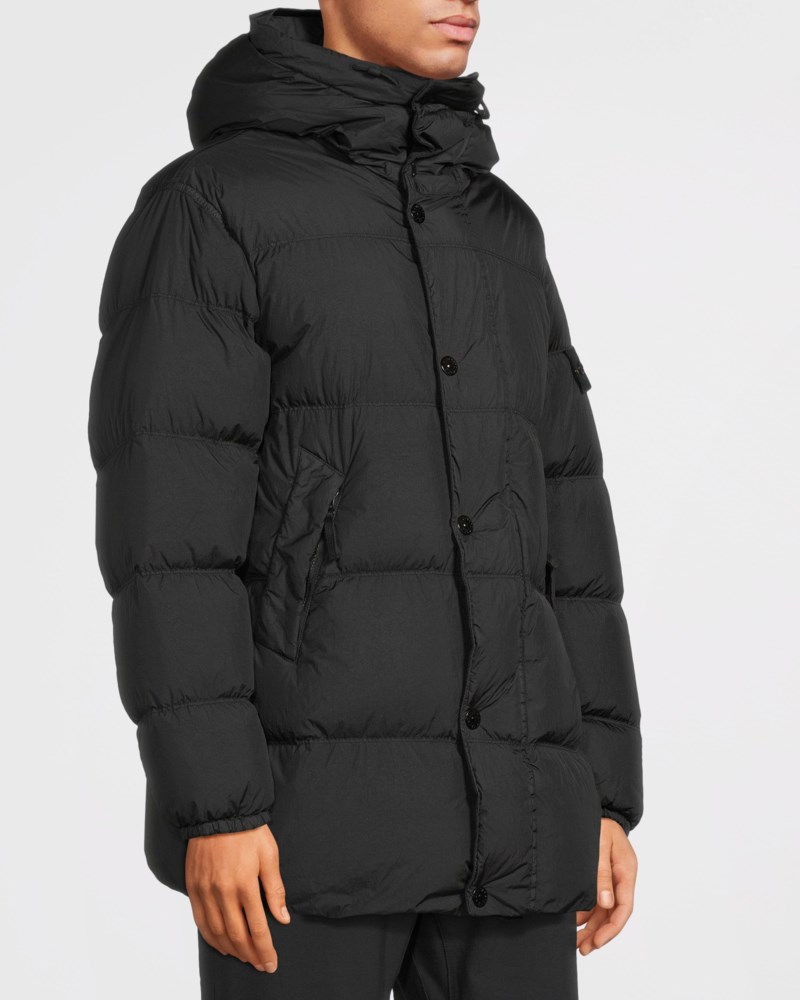 Puffer crinkle repd nylon black 3