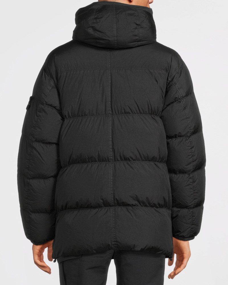 Puffer crinkle repd nylon black 4