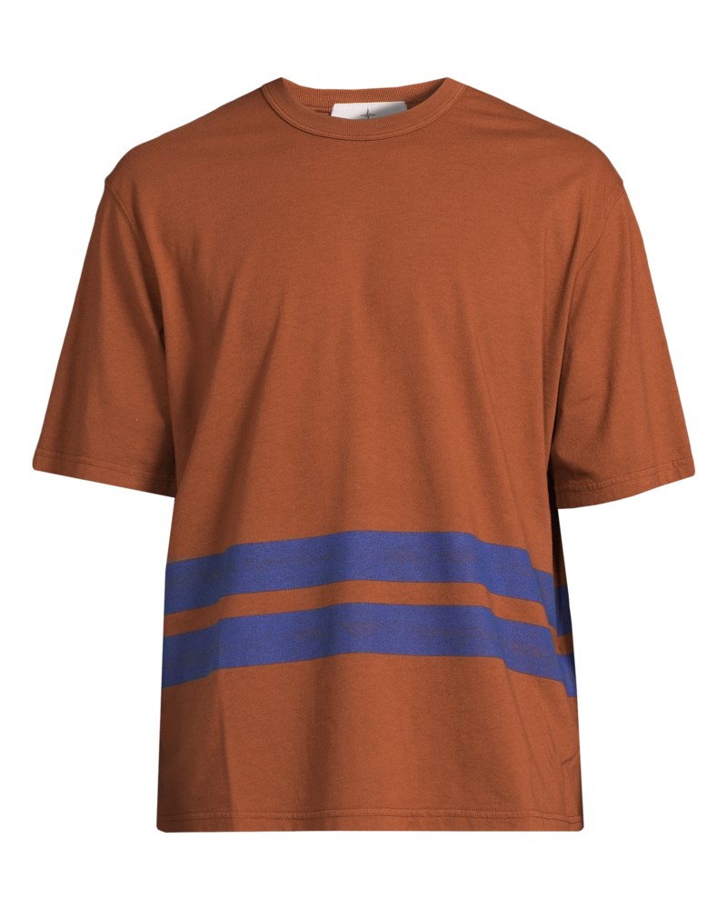 T-shirt combed cotton jersey_stone island marina tabacco 1