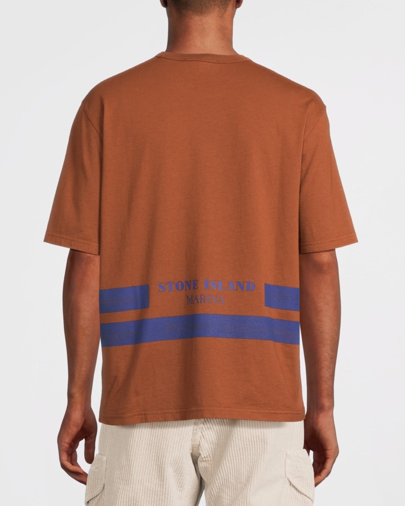 T-shirt combed cotton jersey_stone island marina tabacco 4
