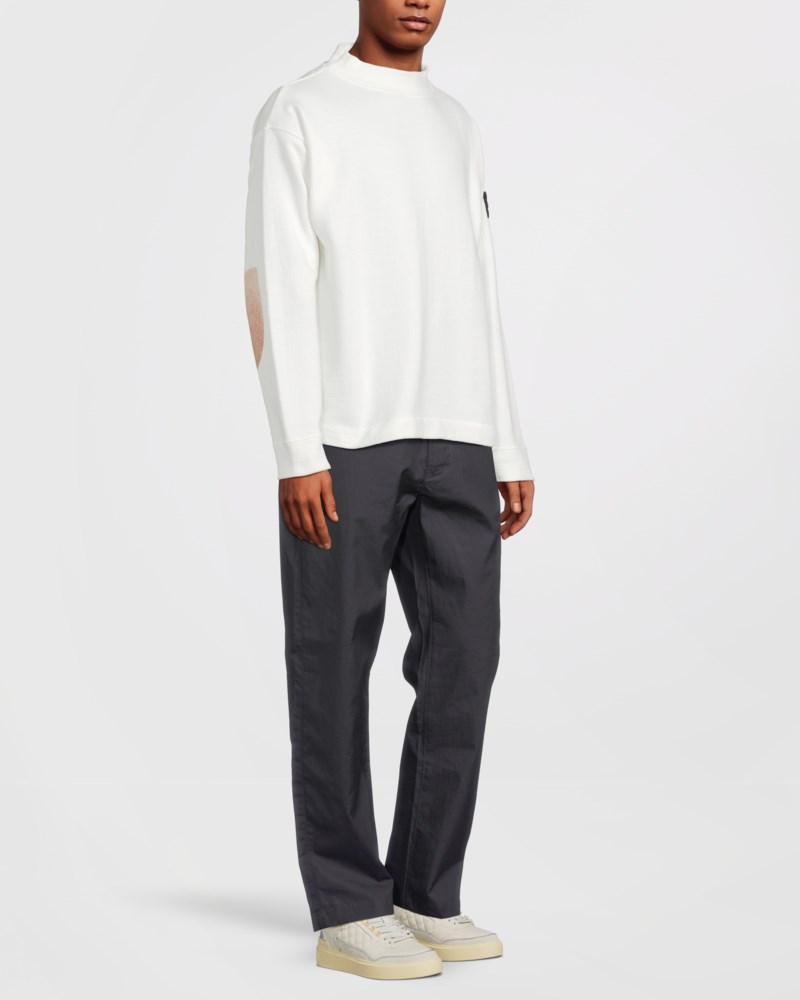 Sweatshirt knit-look raw beauty natural 3