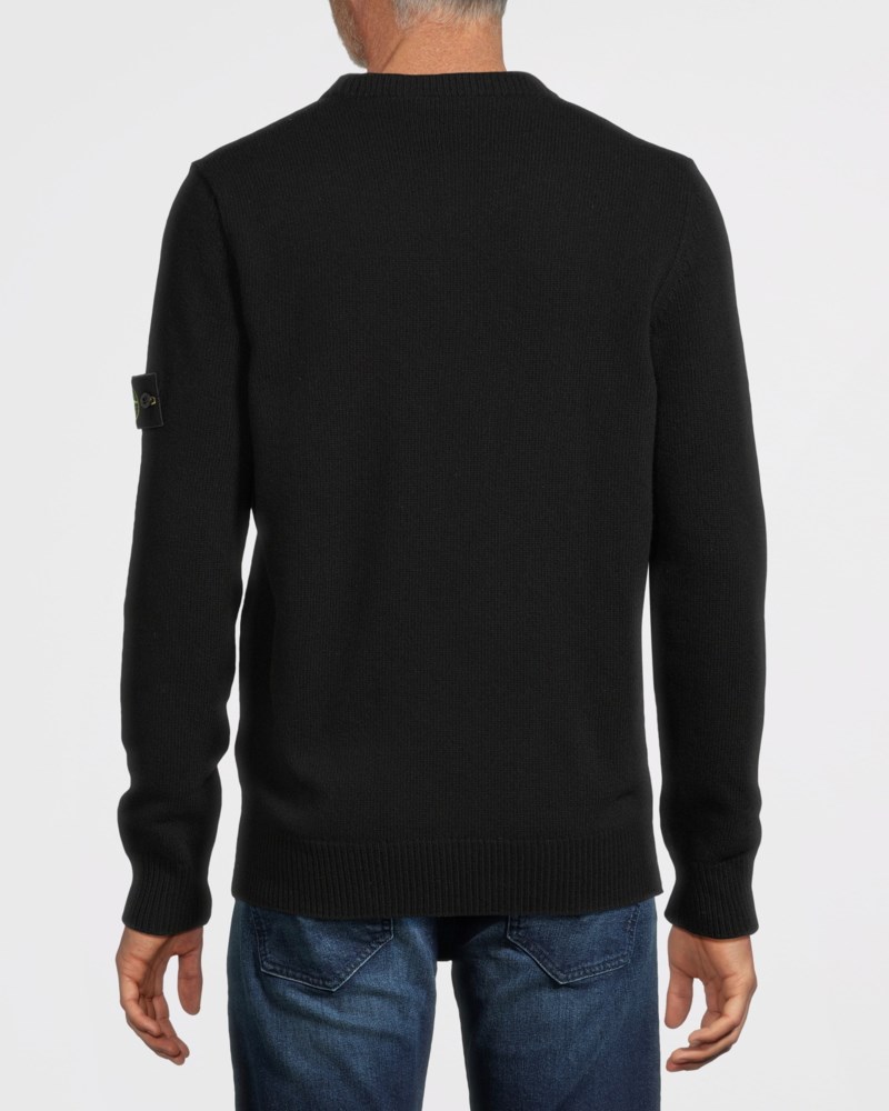 Stone Island Tröja lambswool herr – bild 3