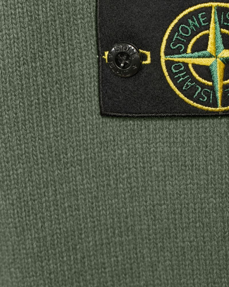 Stickad tröja half-zip 5