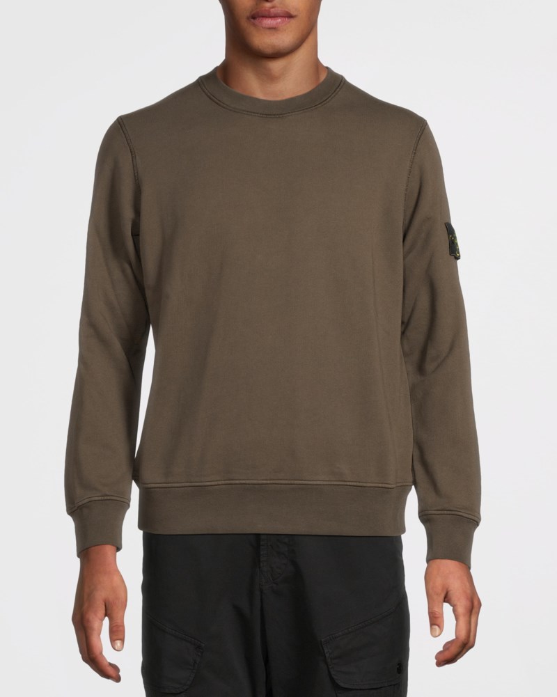 Stone Island Sweatshirt cotton fleece herr – bild 2