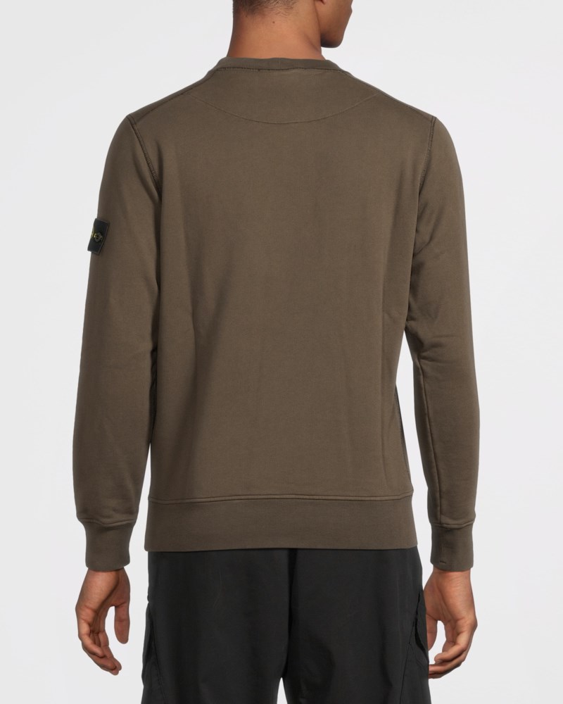 Stone Island Sweatshirt cotton fleece herr – bild 3