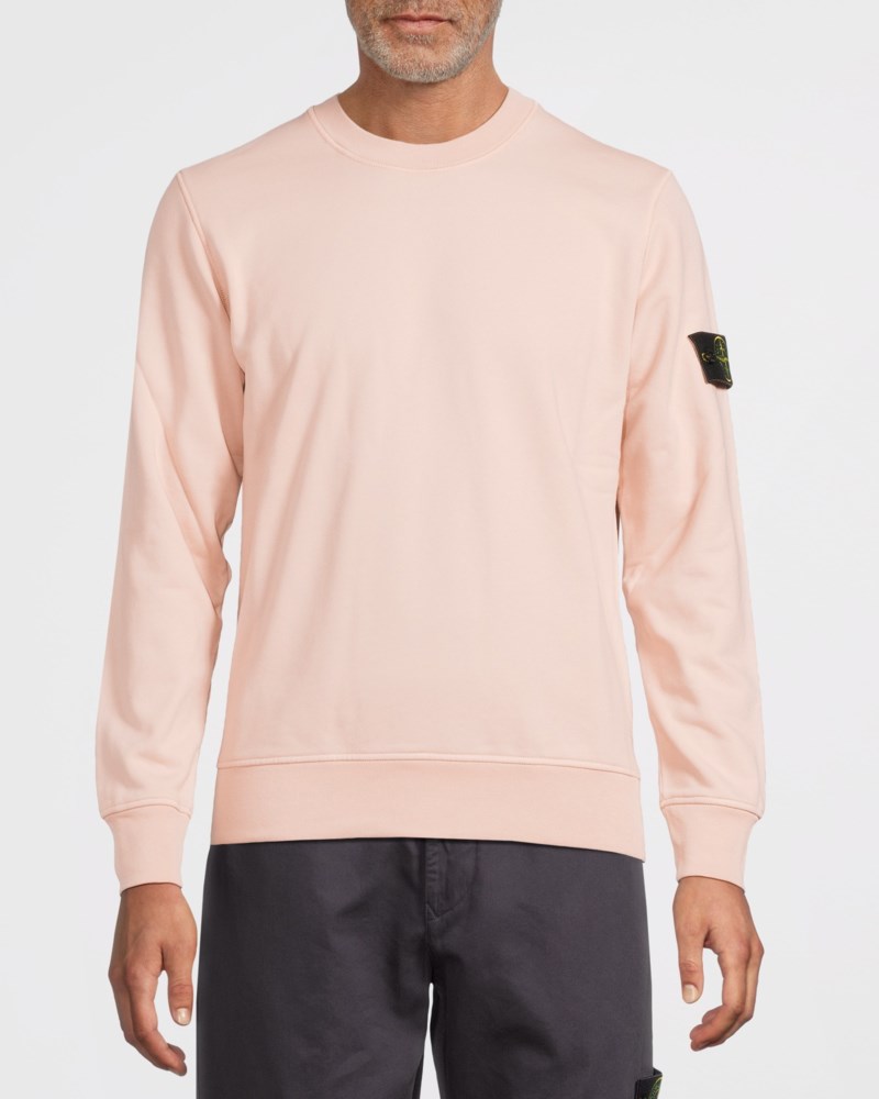 Stone Island Sweatshirt cotton fleece herr – bild 2