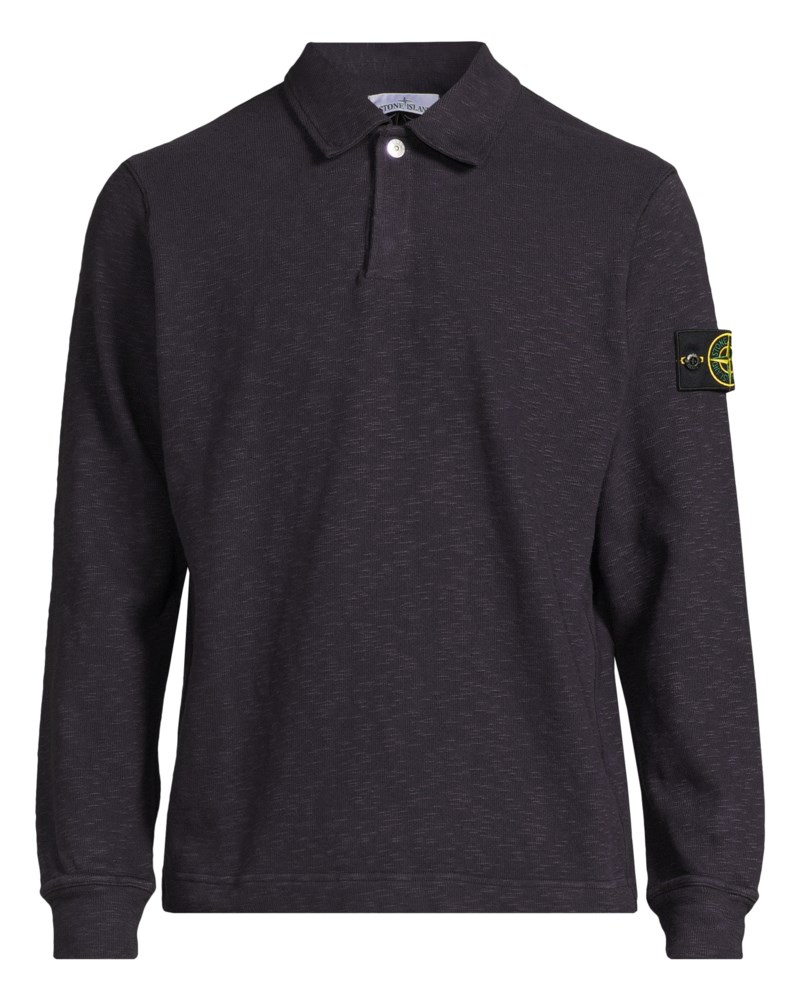 Sweatshirt polo vanisé dark blue 1