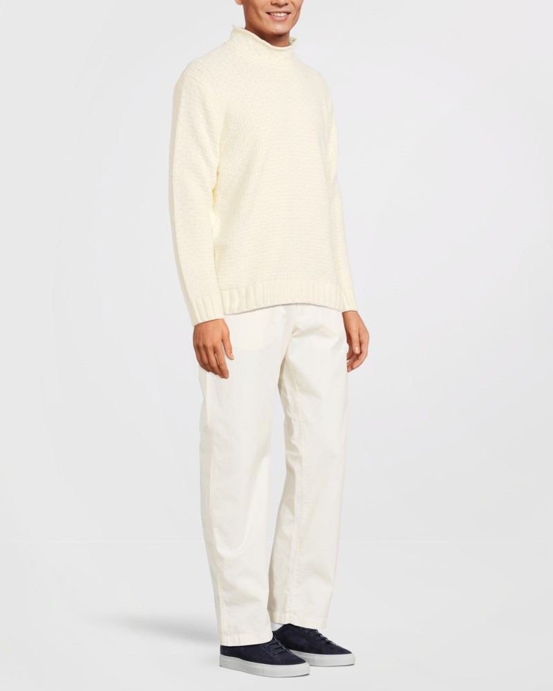 Tröja 5100019 cotton chenille ivory 3
