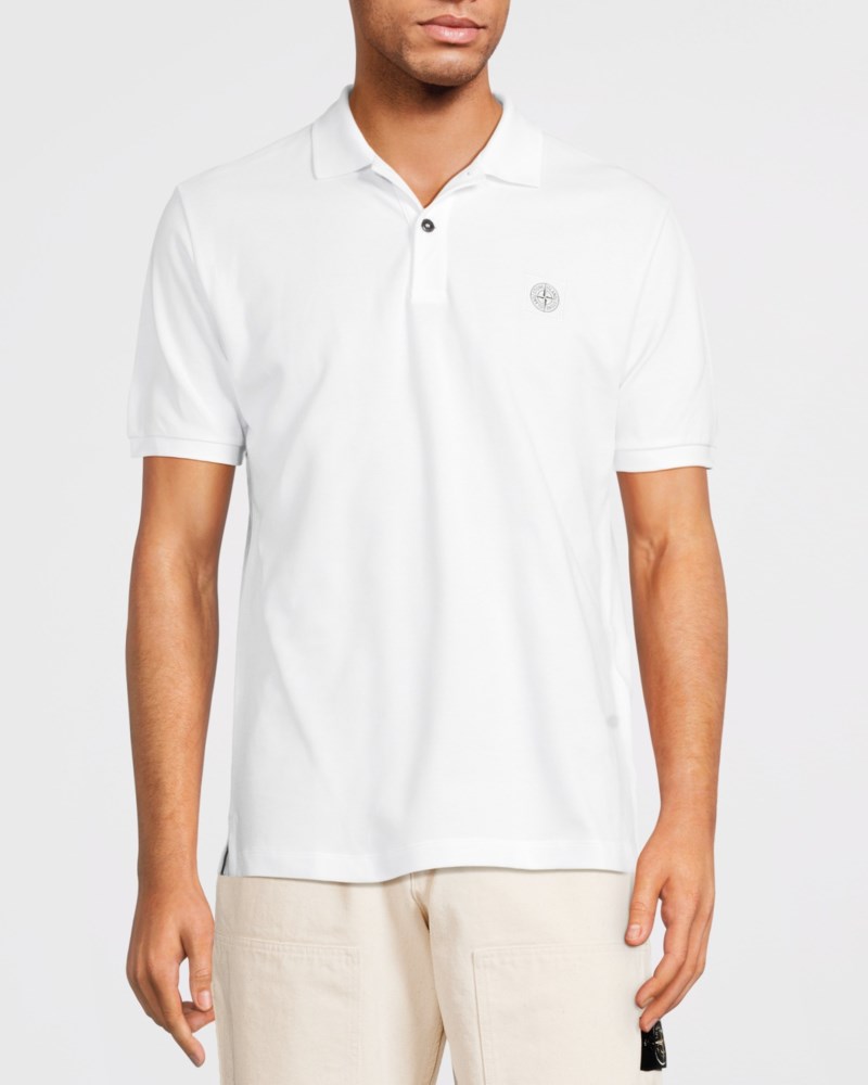 Stone Island Piké compass logo pikéer herr – bild 2