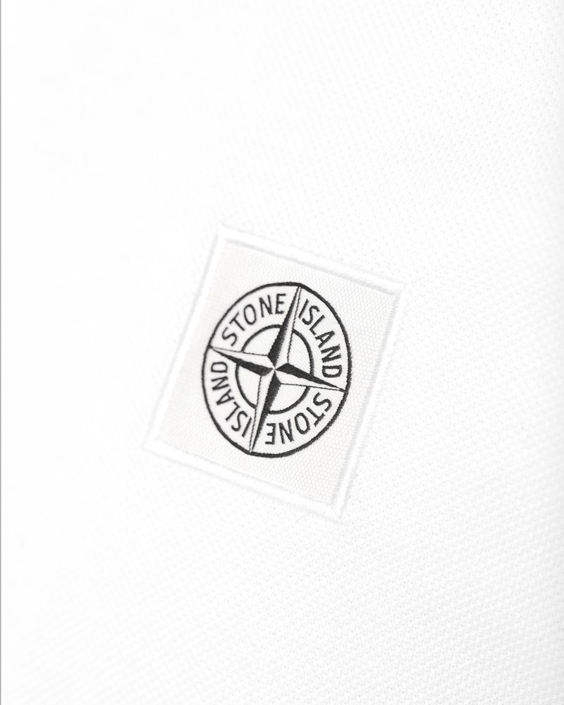 Stone Island Piké compass logo pikéer herr – bild 4