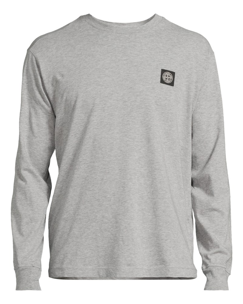 Tröja logo dust grey melange 1