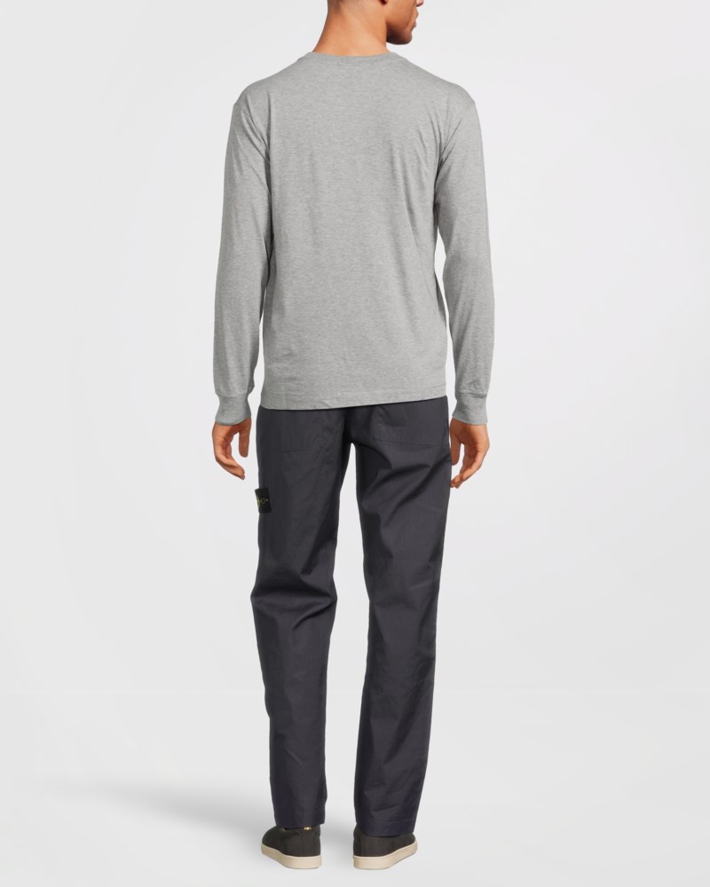 Tröja logo dust grey melange 4