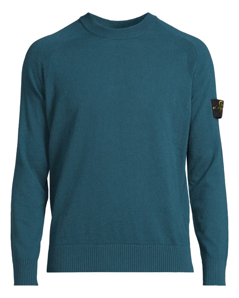 Stickad tröja geelong dark green 1