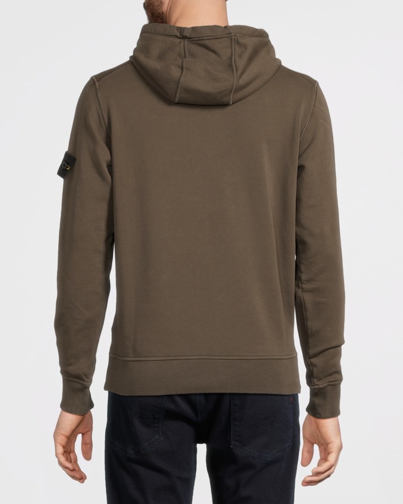 Stone Island Hoodie logo badge herr – bild 3