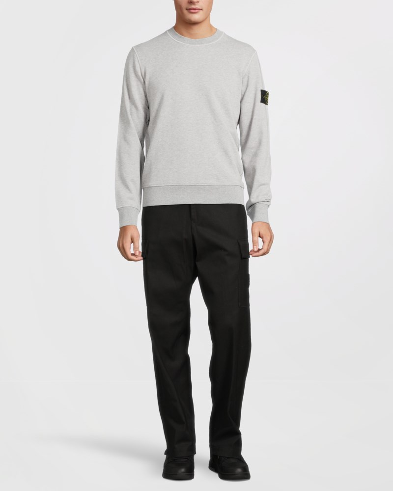 Sweatshirt logo badge dark gray 2