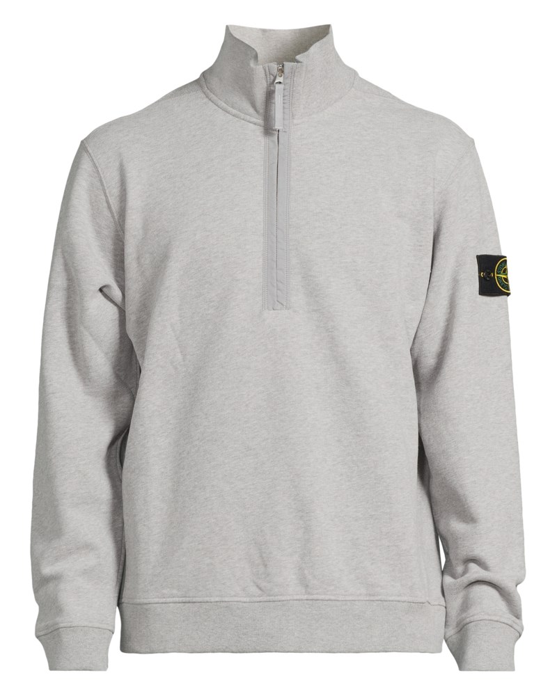 Sweatshirt 6100068 brushed cotton fleece dark gray 1