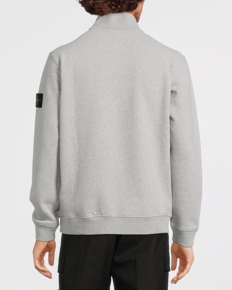 Sweatshirt 6100068 brushed cotton fleece dark gray 4