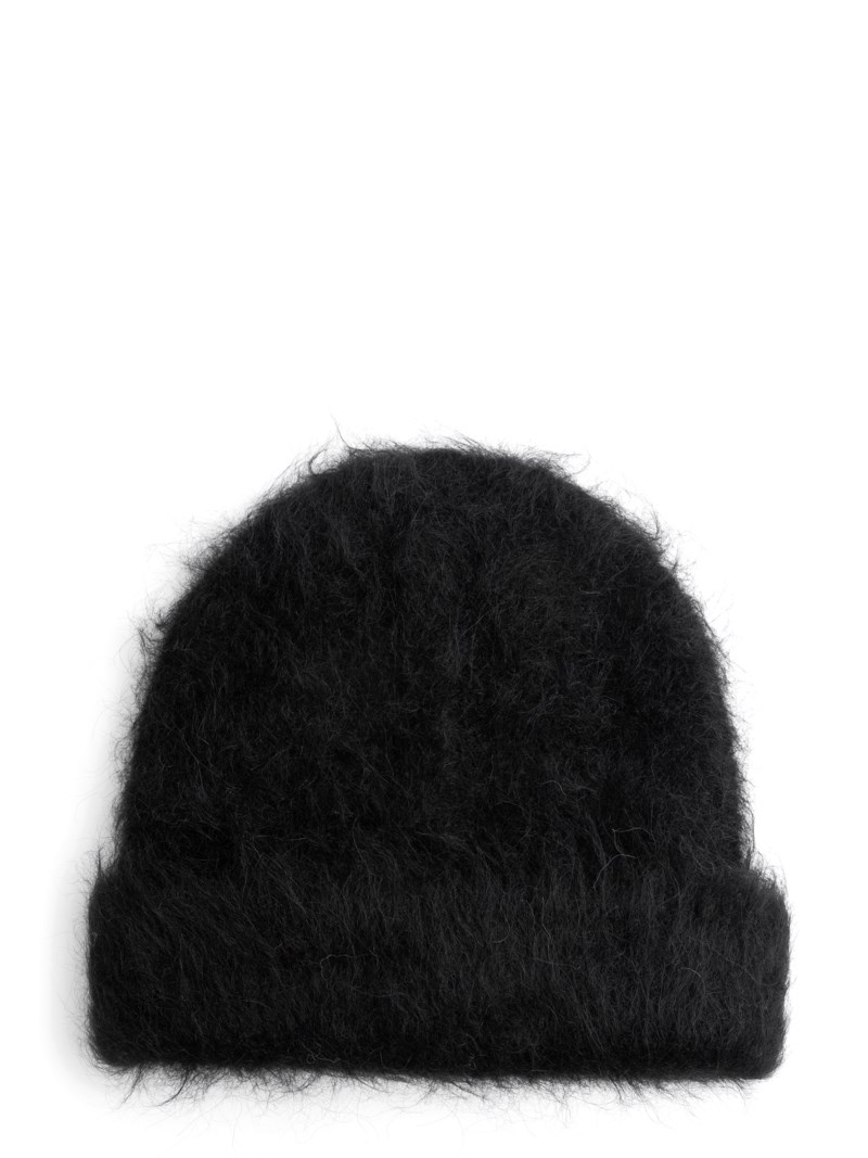 Mössa fuzzy black 1
