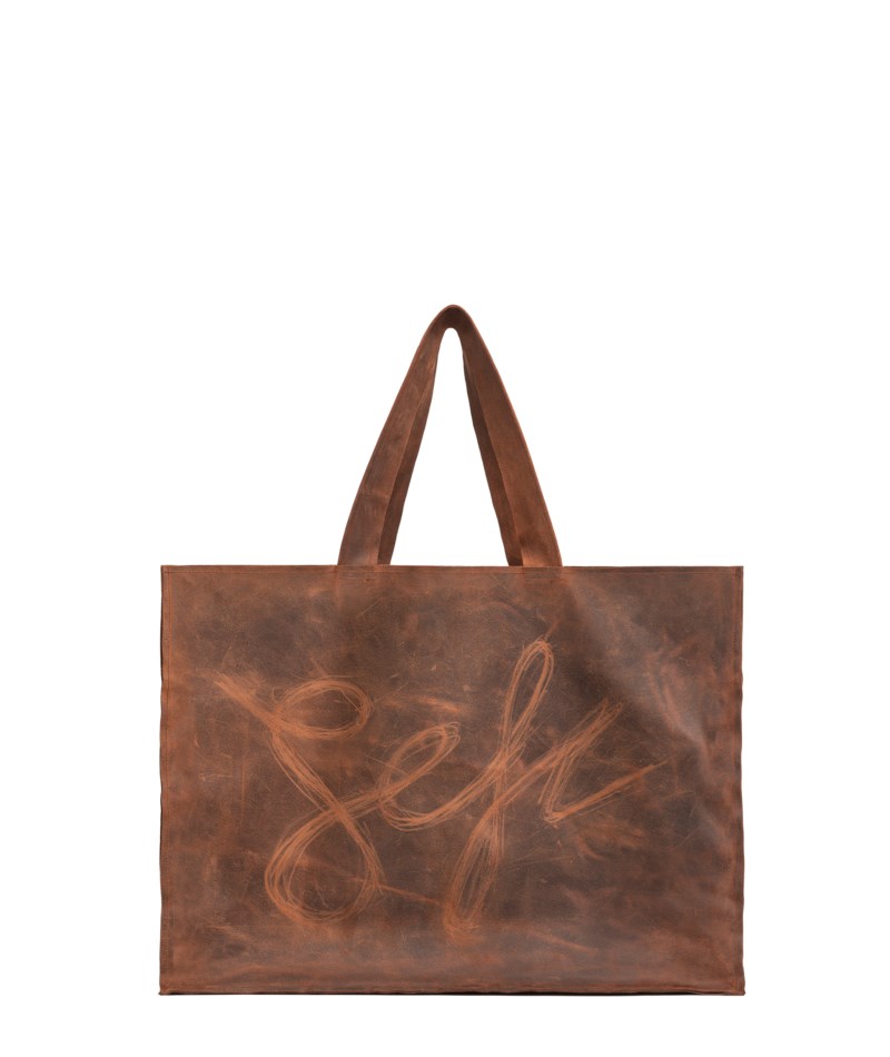 Handväska romano flame leather 1