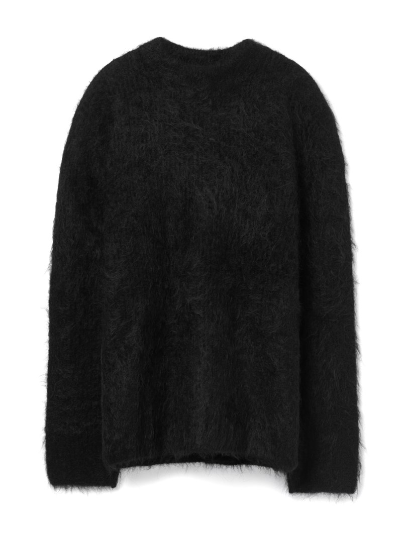 Stickad tröja haru black alpaca 1