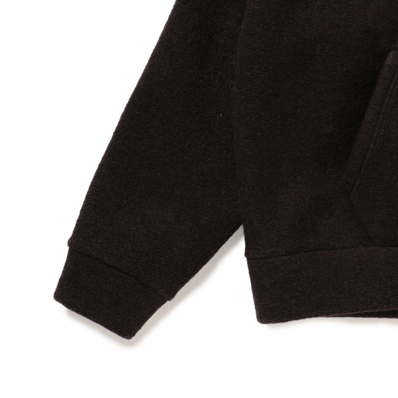 Hoodie sliver hood d.brown 2