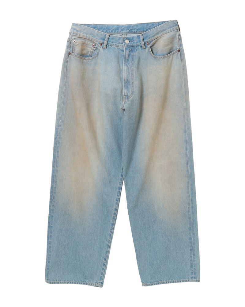 Jeans wide mid blue 1