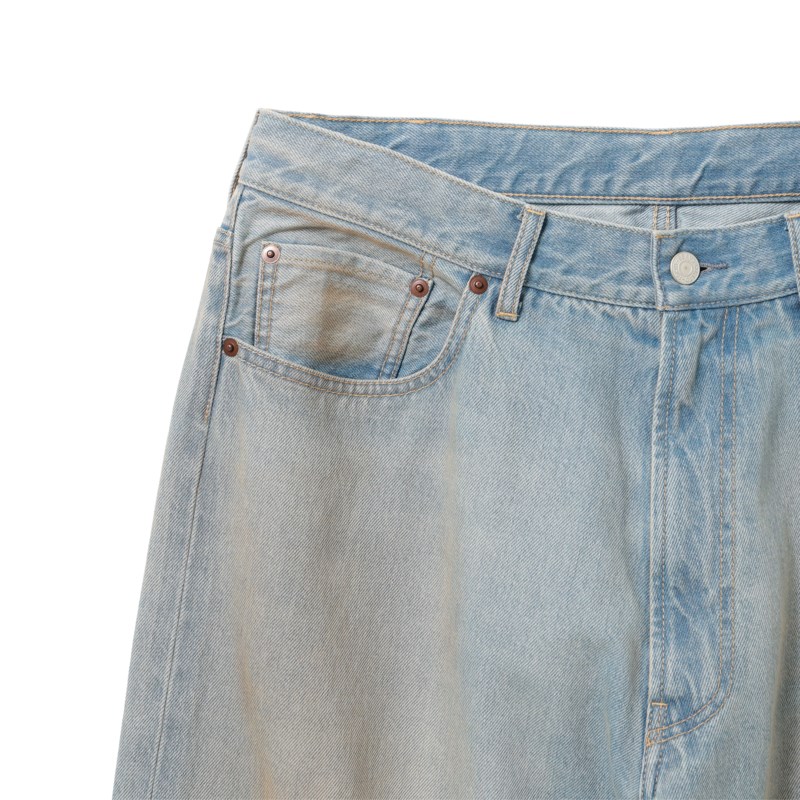 Jeans wide mid blue 3