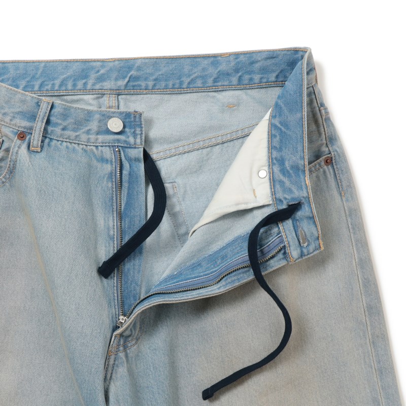 Jeans wide mid blue 4