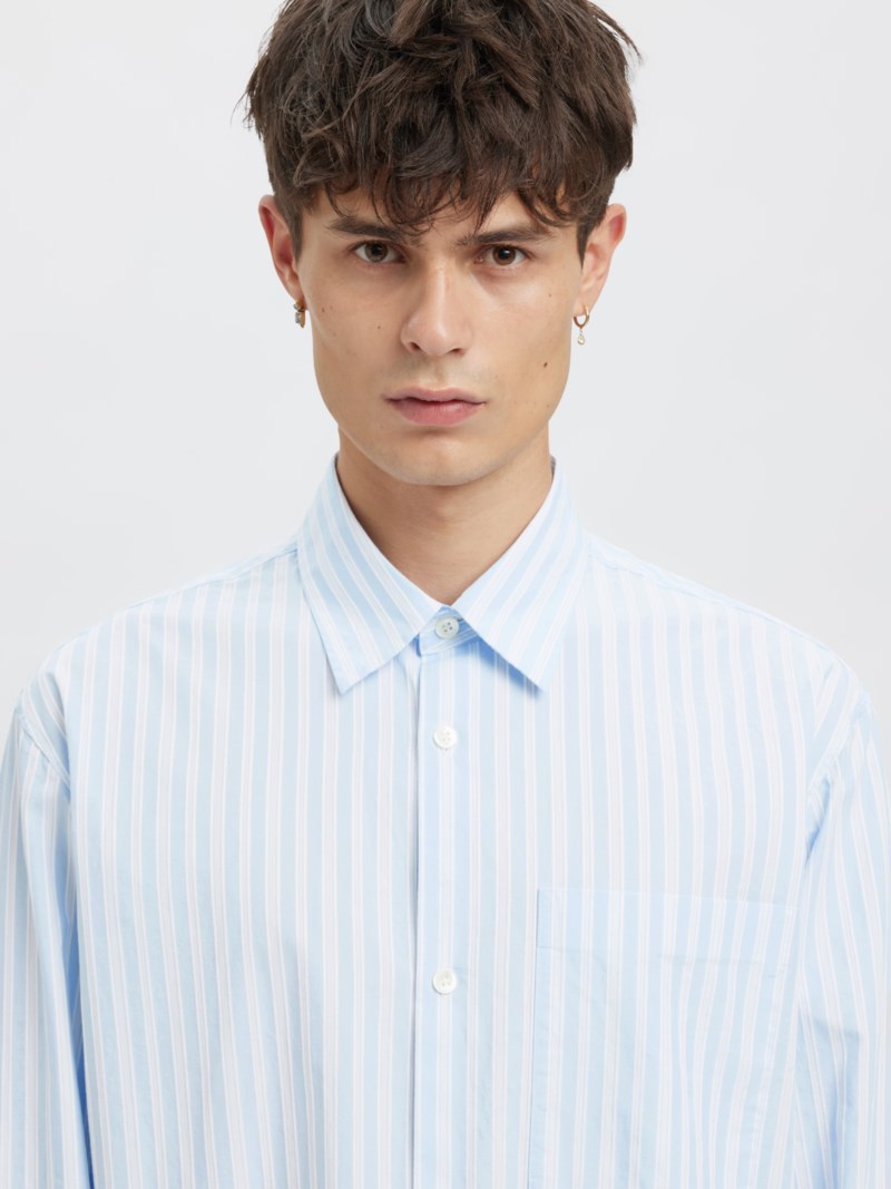 Skjorta anraslund dobby cashmere blue 6