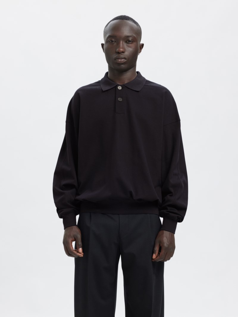 Polo sweat anrarchel dark navy 3