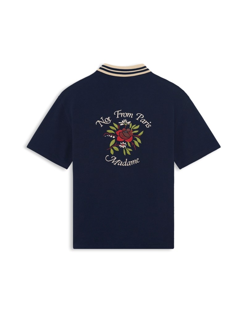 Piké chemise piquée slogan rose 2