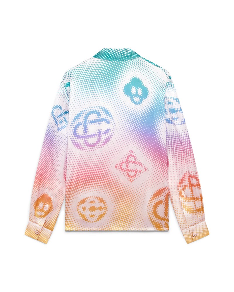 Skjorta halftone logo cuban collar 2
