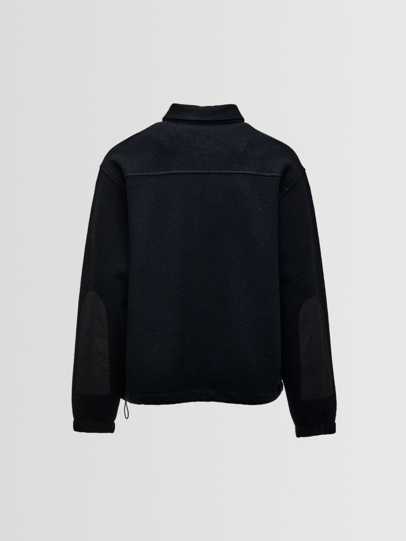 Tröja oakdale boiled wool shirt marin 2