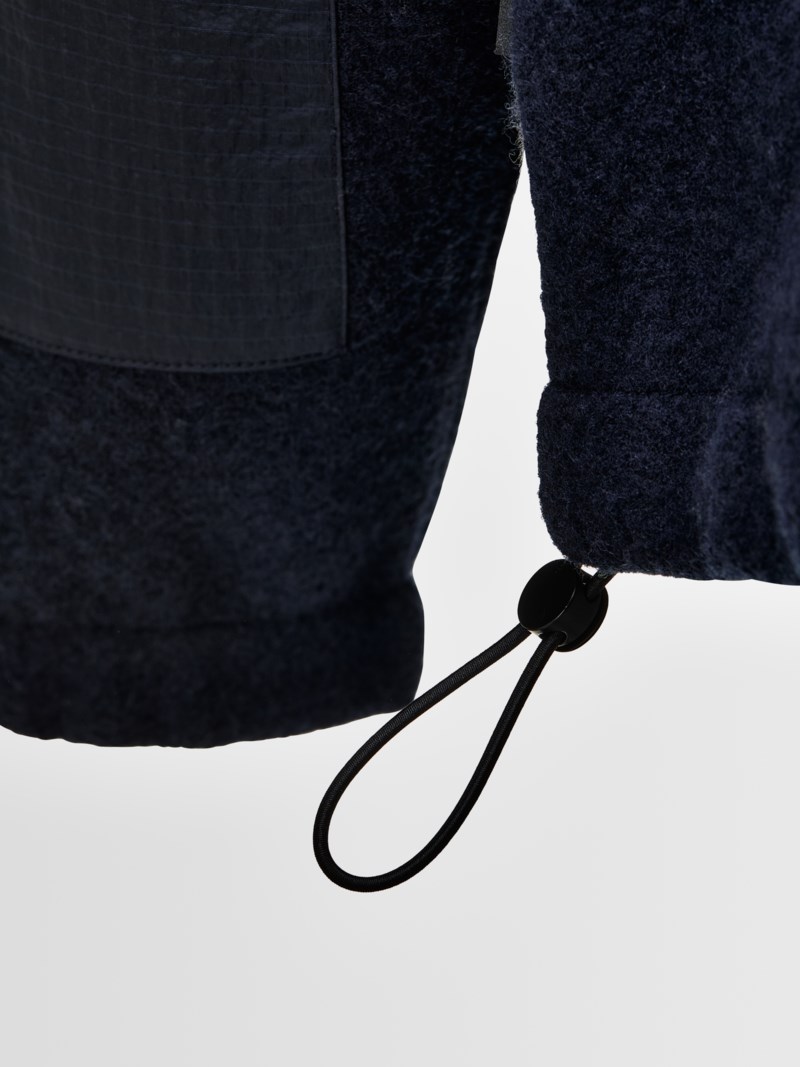 Tröja oakdale boiled wool shirt marin 3