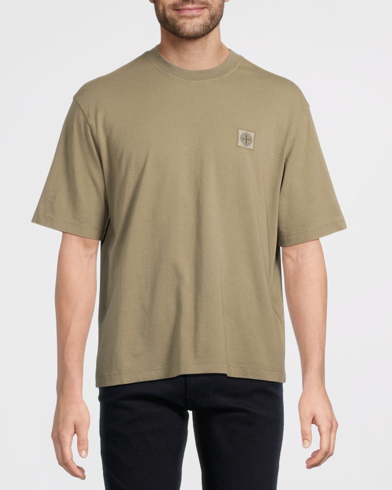 Stone Island T-shirt combed cotton jersey herr – bild 2